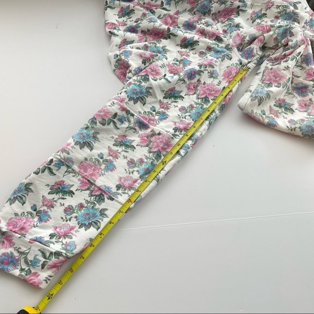 Loveshackfancy Floral Etty Pants Joggers Granny Sea Orchid large l - Picture 8 of 9